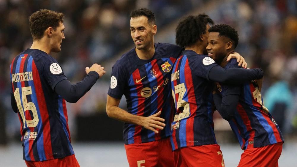 برشلونة يصل نهائي كأس السوبر الاسباني و يلتقي ريال مدريد