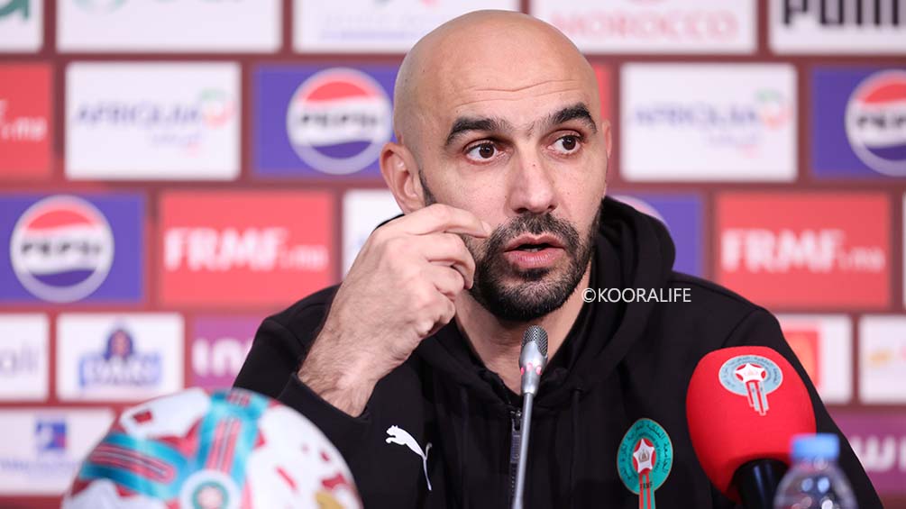 الركراكي: "من الضروري لنا إجراء مباريات ضد منتخبات مثل موريتانيا"