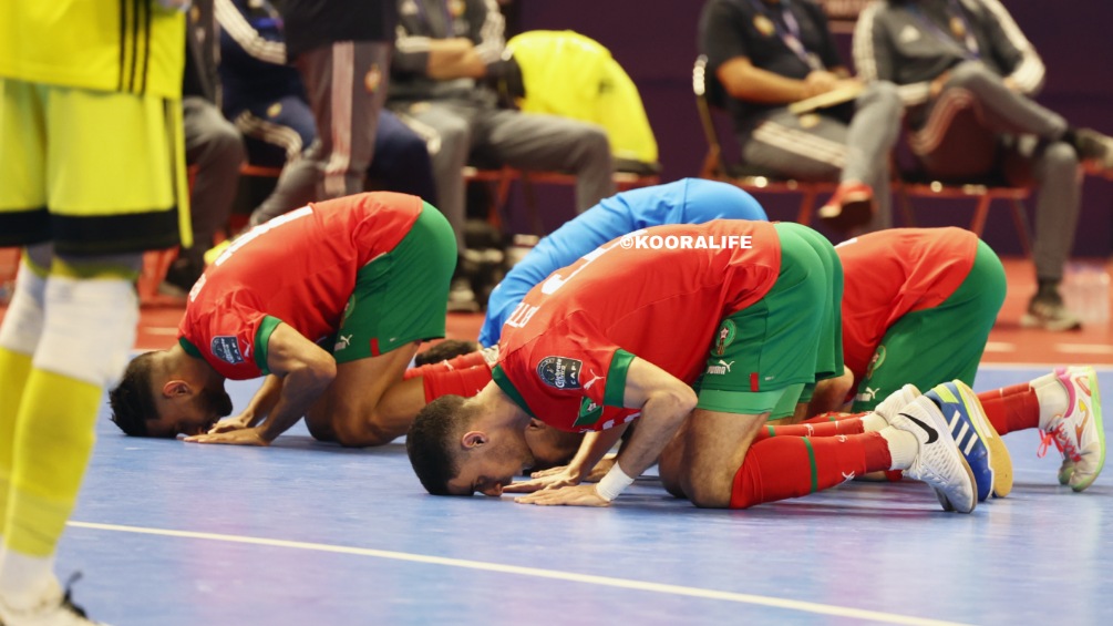 المنتخب المغربي لـ "الفوتسال" يصل نهائي كأس إفريقيا للأمم على حساب ليبيا