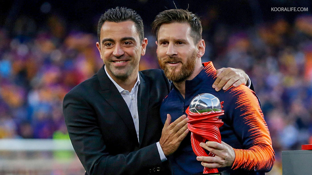 تشافي: "برشلونة متشبث بالتعاقد مع ميسي"