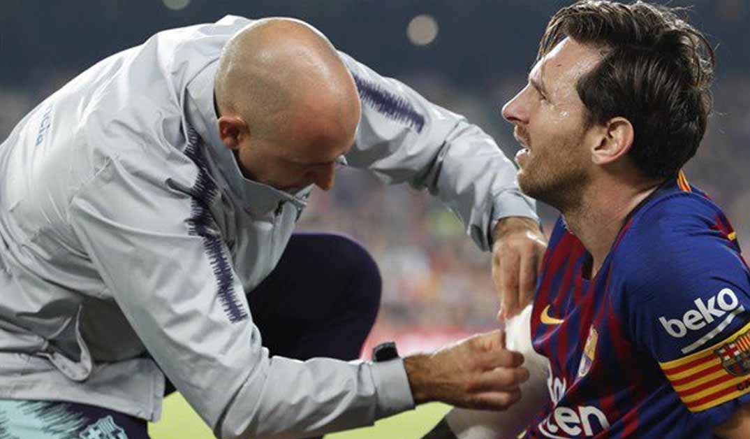 رسميا: ميسي خارج حسابات برشلونة لمدة 21 يوم