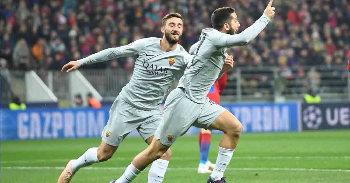 روما يفوز على  سسكا موسكو ويقترب من دور الثمن