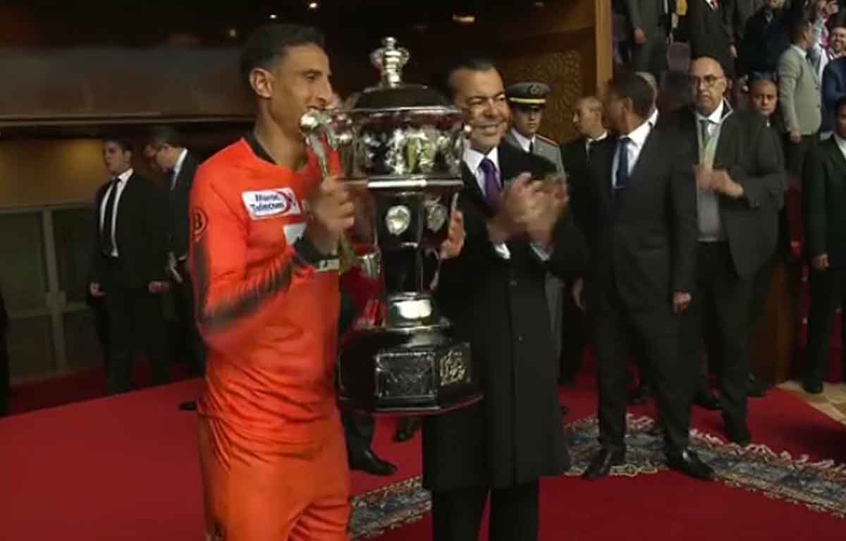 نهضة بركان بطلا لكأس العرش المغرب