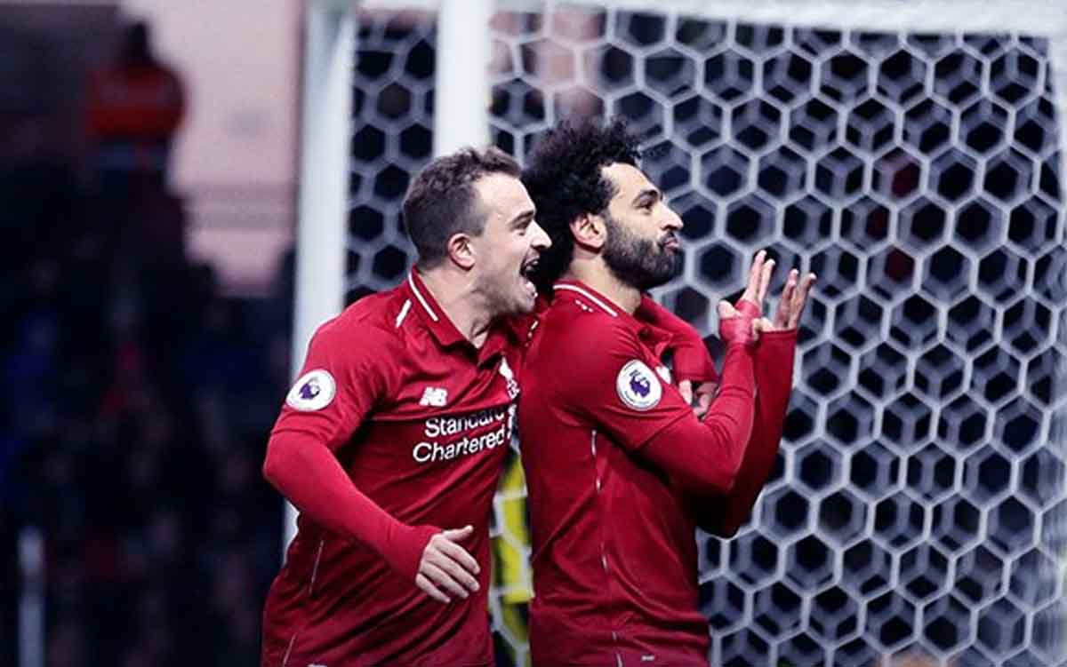 نجم ليفربول محمد صلاح يقود فريقه للفوز على واتفورد