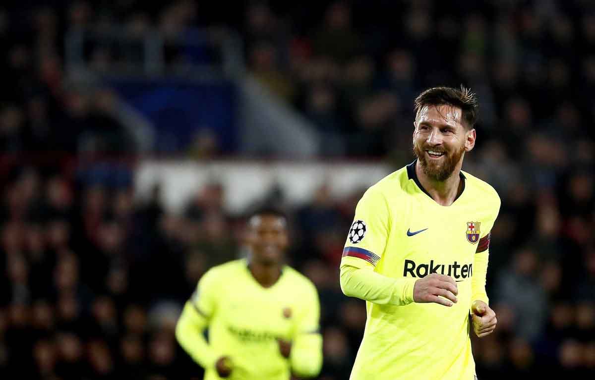 هدف ميسي الرائع يصعد به إلى صدارة هدافي دوري أبطال أوروبا