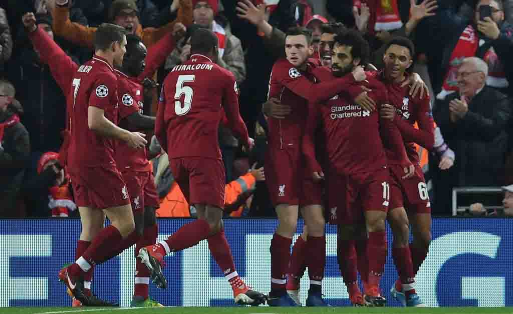 محمد صلاح يقود ليفربول للدور 16 من دوري أبطال أوروبا