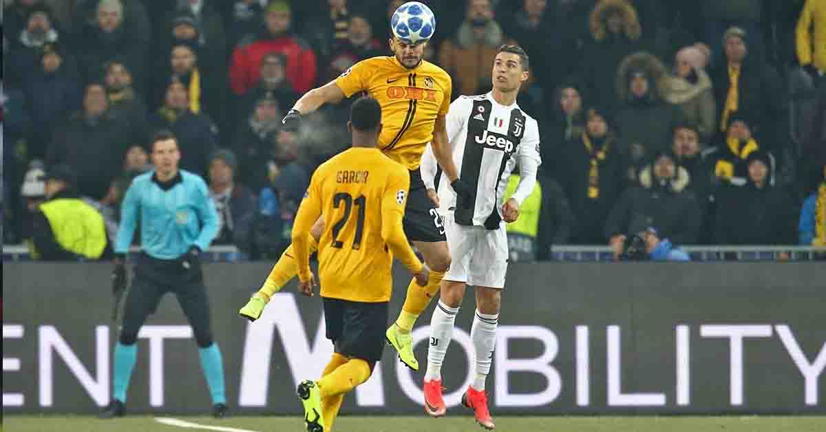يونغ بويز السويسري يهزم يوفنتوس في اللقاء الذي جمعهما بدوري الأبطال