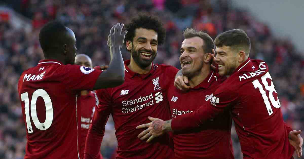 ليفربول يبتعد عن مانشستر سيتي ب 6 نقاط ويتصدر الدوري الإنجليزي الممتاز