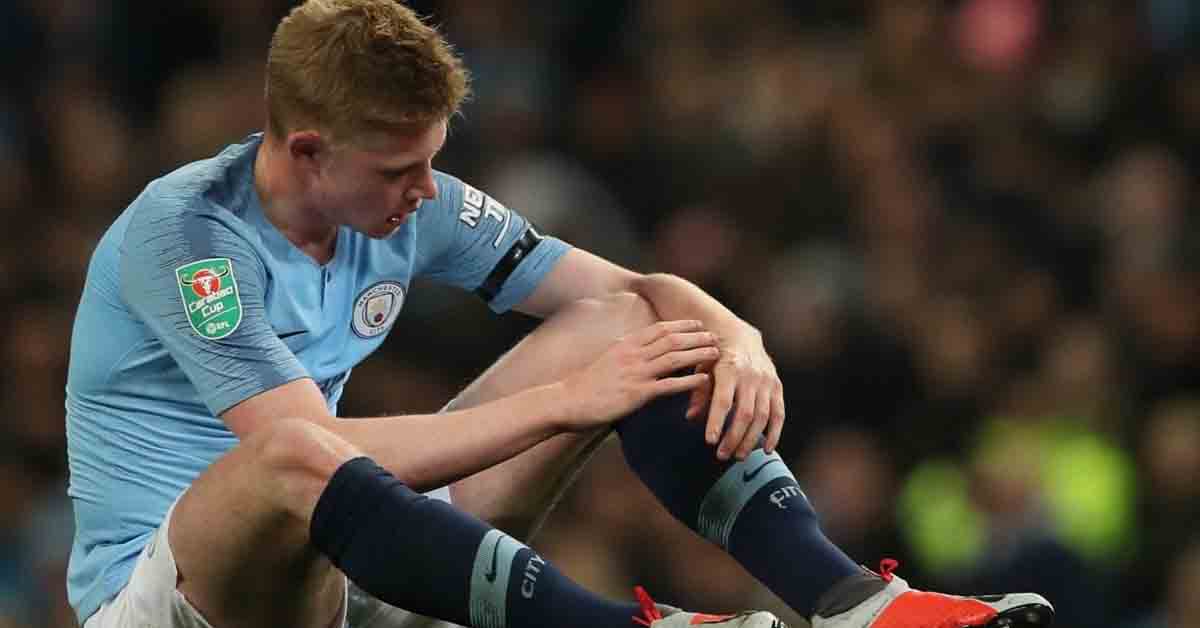 دي بروين لن يشارك في مباراة القمة بين السيتي و ليفربول