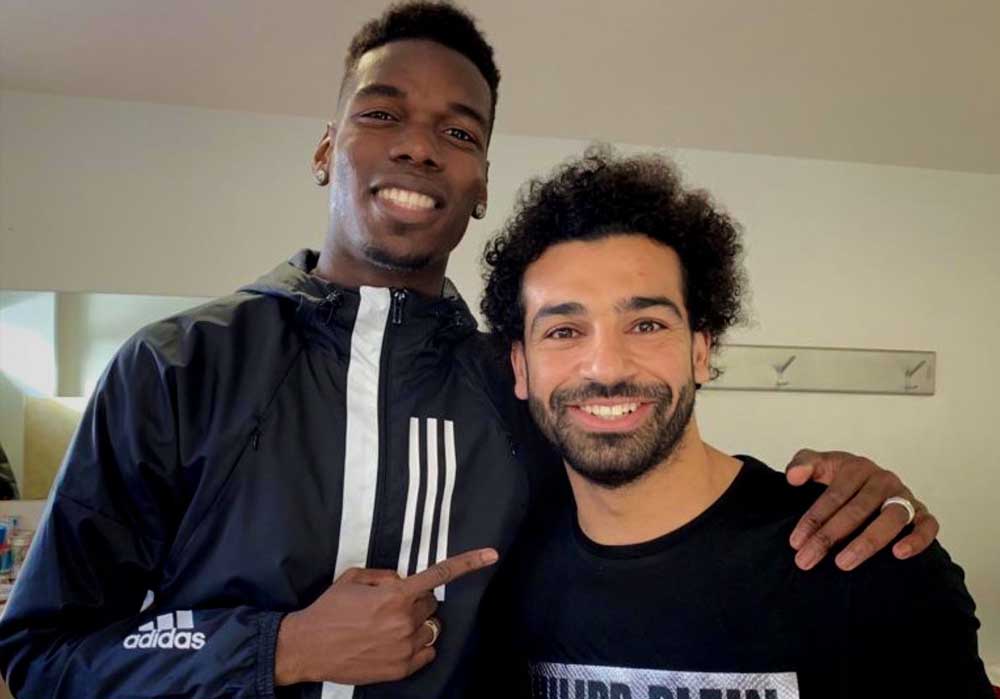 بوغبا ينشر صورة له مع محمد صلاح و يعلن عن مؤامرة جديدة