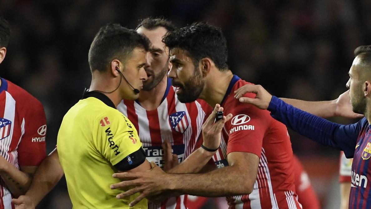 استئناف أتلتيكو مدريد لعقوبة كوستا يرفض من طرف الاتحاد الإسباني
