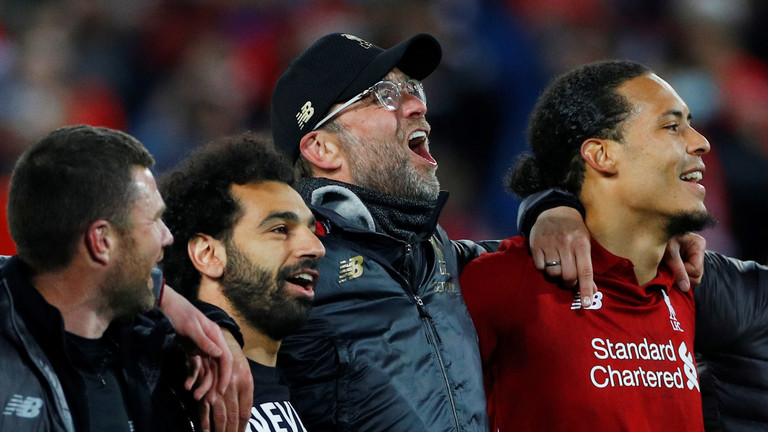 محمد صلاح يجن بعد التأهل لنهائي أبطال أوروبا