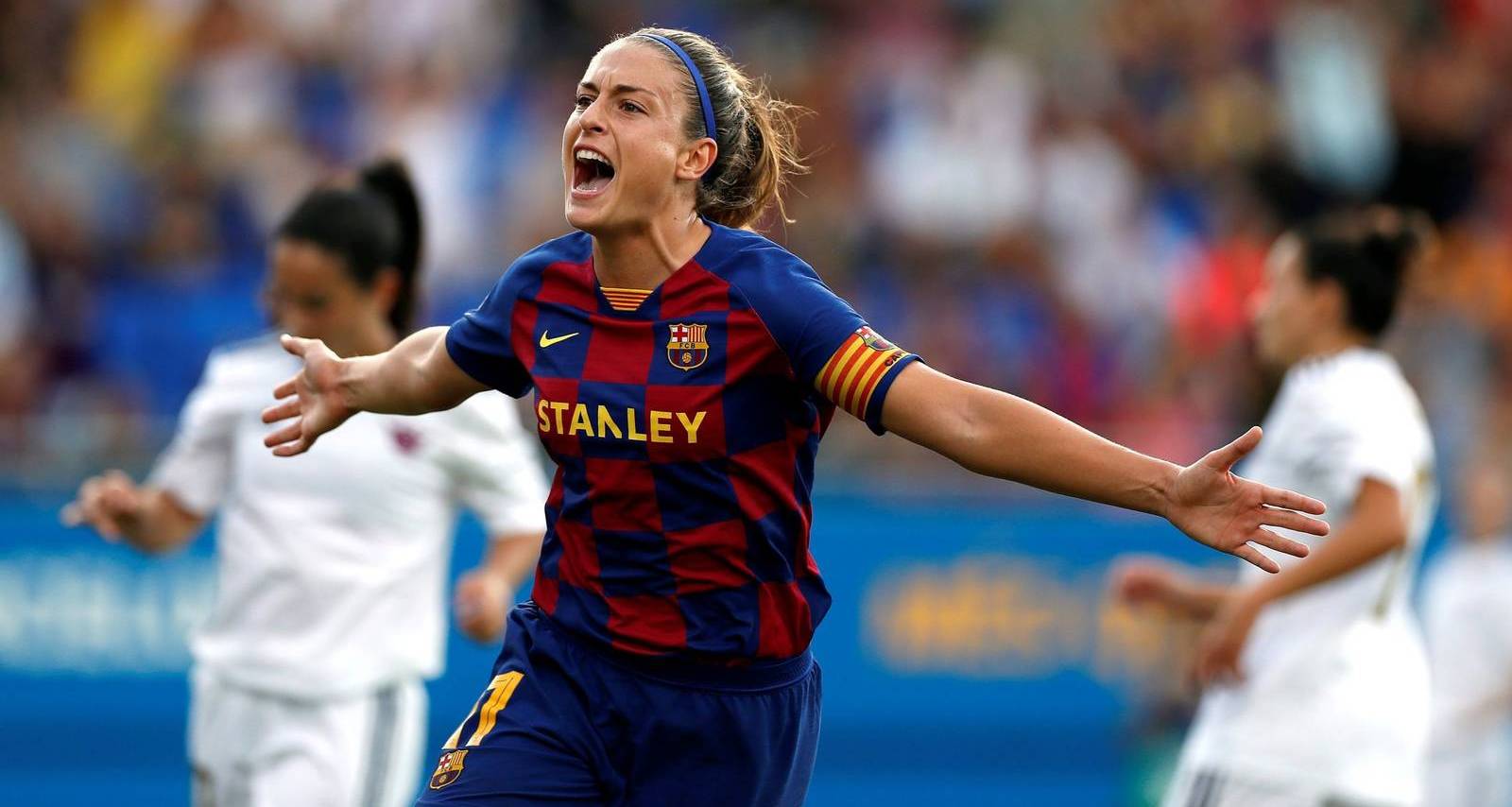 في أول كلاسيكو نسائي، برشلونة يسحق ريال مدريد بتسعة أهداف لهدف