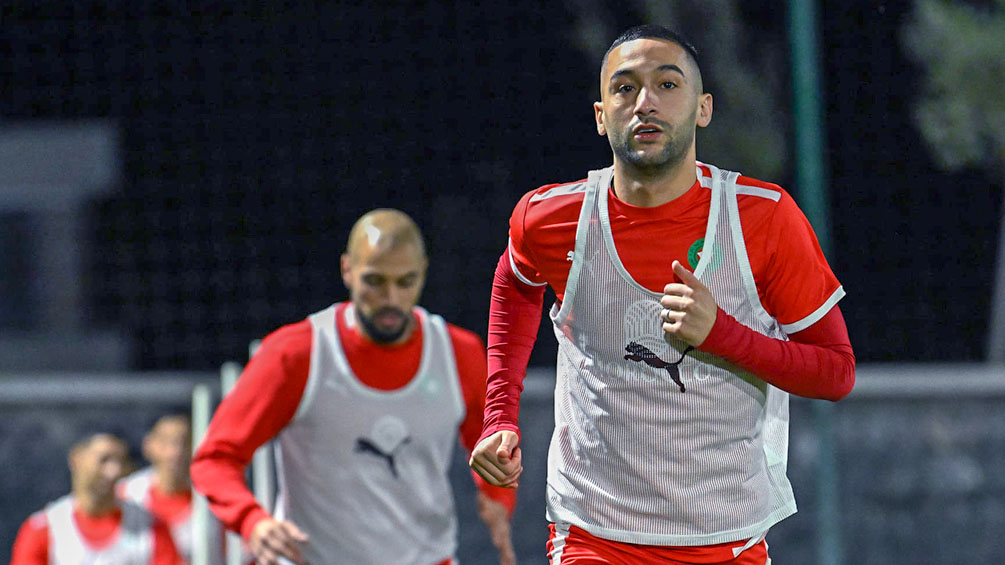 المنتخب المغربي يجري حصتان تدريبيتان استعداد لمباراة الغد أمام أنغولا