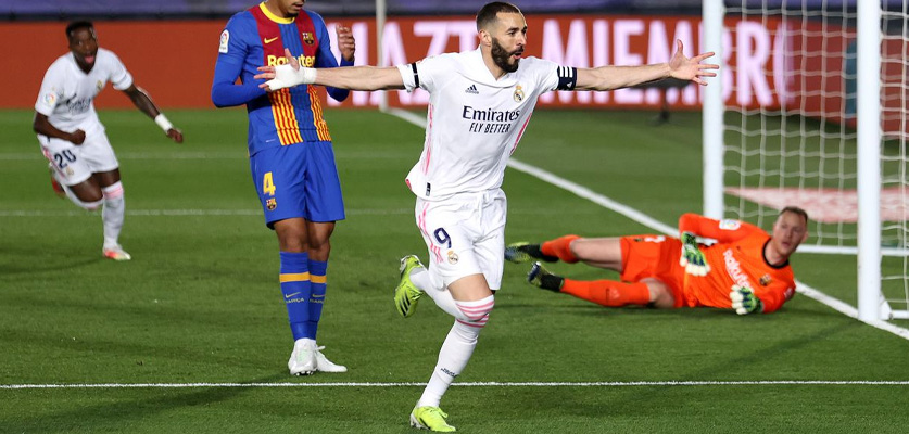زيدان يقود ريال مدريد لفوز ثمين على حساب برشلونة