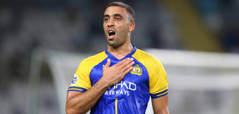 لاعب سعودي يطالب بتقديم شكوى ضد حمد الله