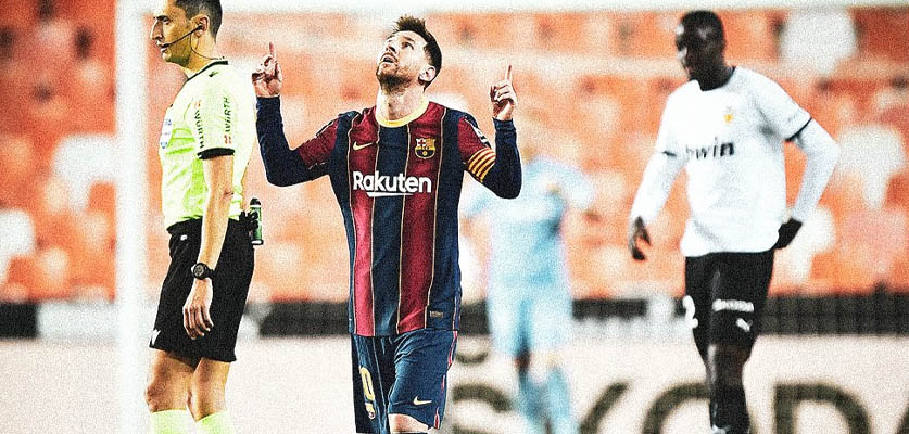 برشلونة يفوز على فالنسيا و يبقى في سباق "لا ليغا"