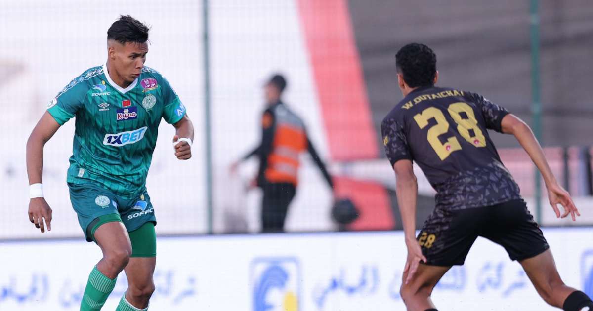 الرجاء يُنهي الموسم بسداسية تاريخية في شباك شباب المحمدية