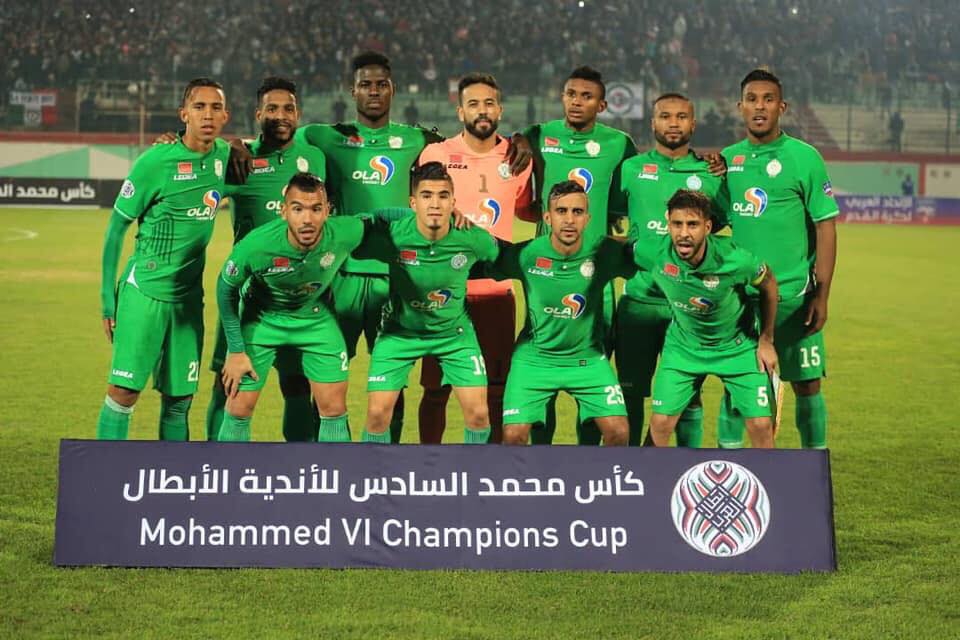 تشكيلة الرجاء أمام اتحاد جدة السعودي في نهائي كأس محمد السادس
