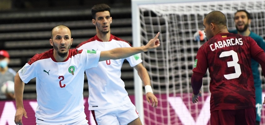 المنتخب المغربي لكرة القدم داخل الصالات يصل ربع نهائي كأس العام