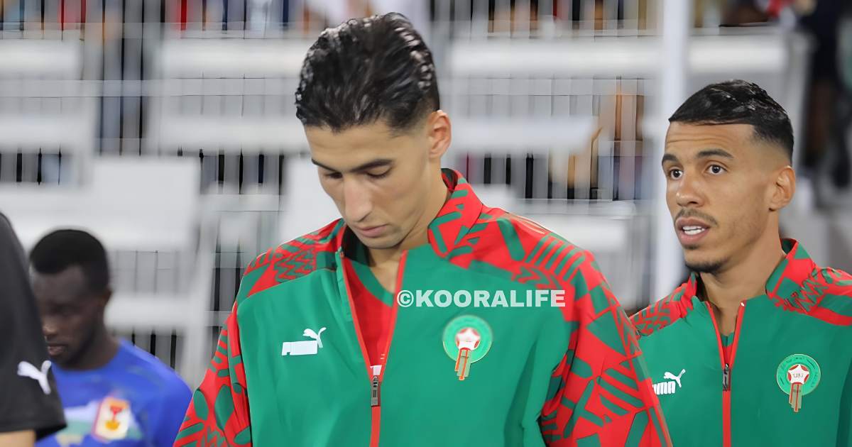 نايف أكرد قد يغيب عن مواجهة إفريقيا الوسطى في تصفيات أمم إفريقيا 2025