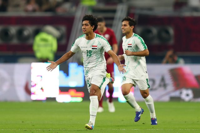 المنتخب العراقى يهزم قطر بثنائية فى افتتاح كأس الخليج