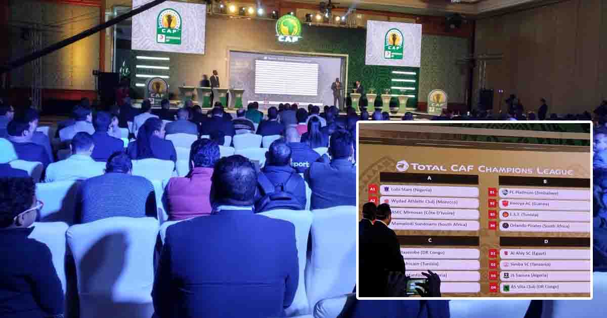 قرعة دوري أبطال إفريقيا تضع الوداد في مجموعة الموت أمام مازيمبي