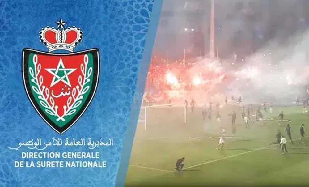 الشغب يضرب من جديد..جمهور الكوكب المراكشي يكسر مدرجات ملعبه